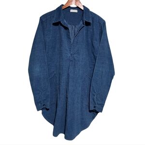CP Shades Corduroy Teton Tunic in Blue Size Medium